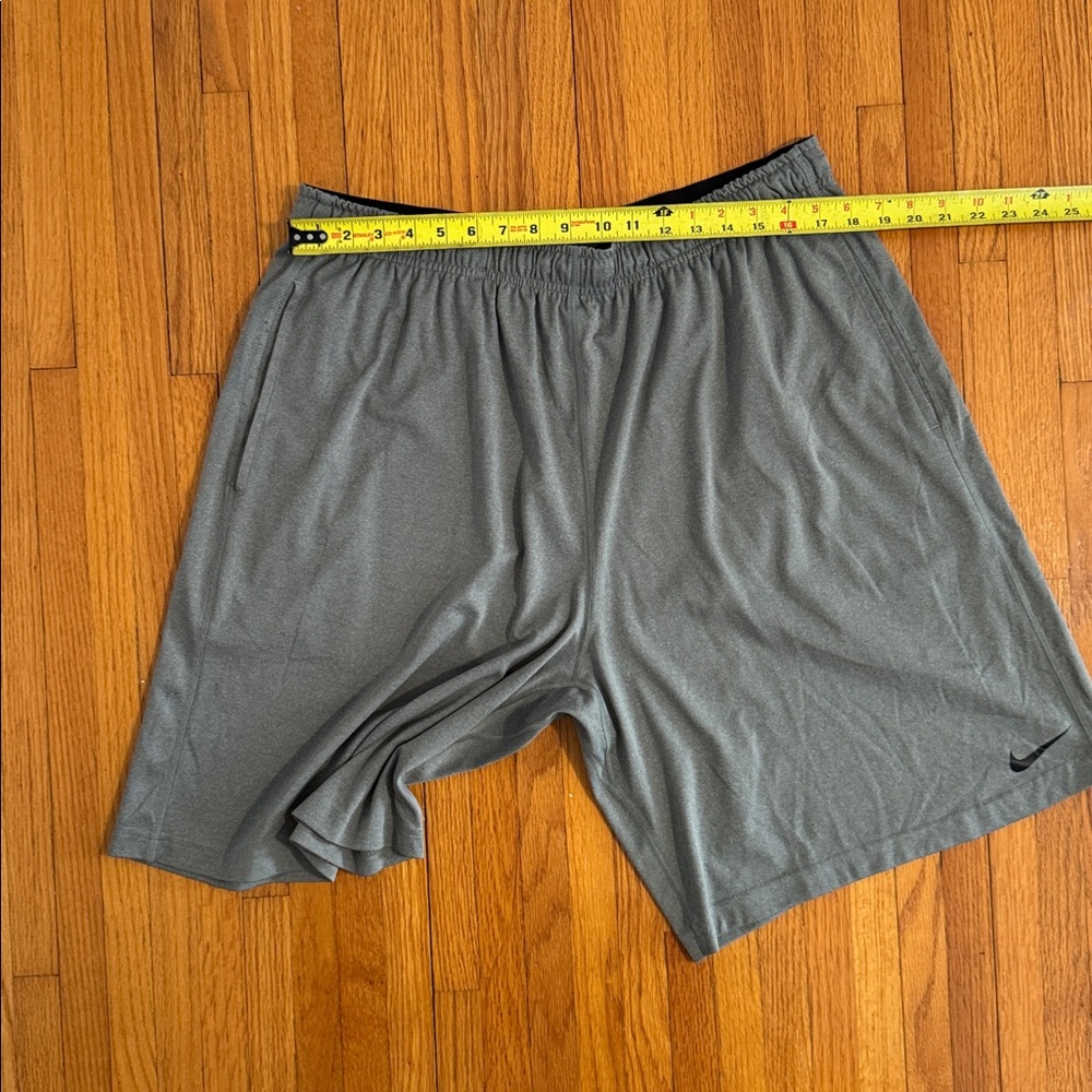 NIKE GREY DRI-FIT ATHLETIC SHORTS Men’s XXL Color - Picture 6 of 6
